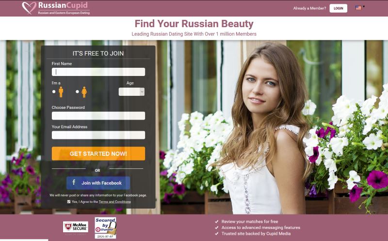 RussianCupid - Test, Avis, Infos et Tarifs