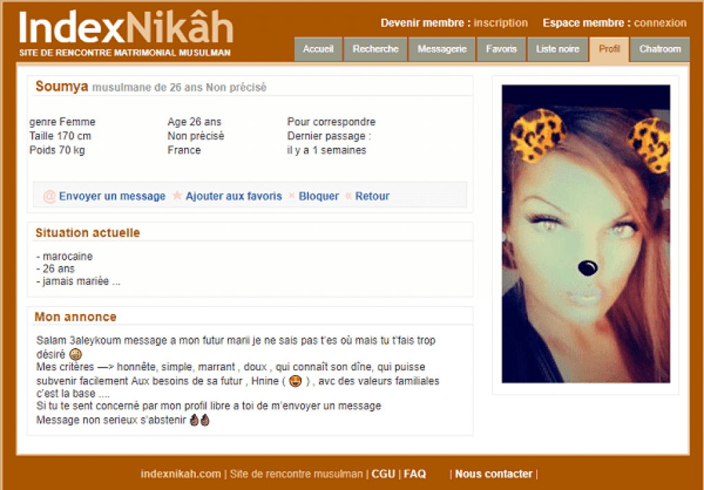 mon compte indexNikâh
