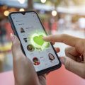 coeur vert sur Tinder