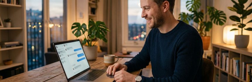 Faire durer une conversation tchat à distance