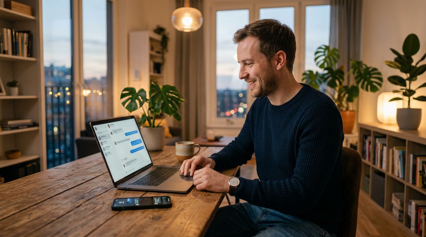 Faire durer une conversation tchat à distance
