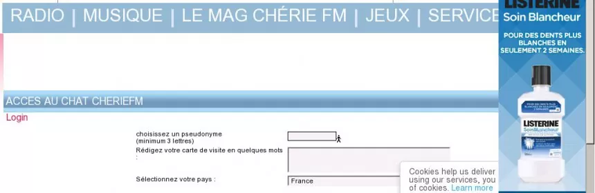 Chat Cherie-FM - Test, avis, infos et tarif