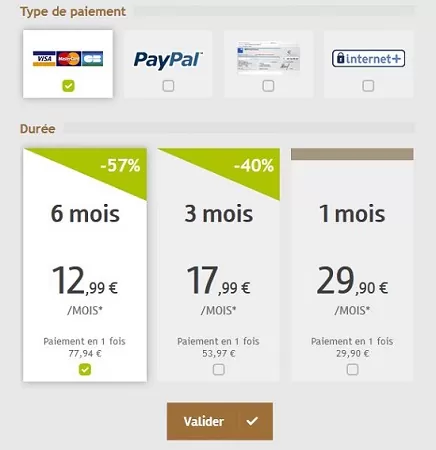tarif prix abonnement celiblyon